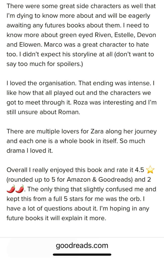 ARQ Review on Goodreads by Sara-Jane Keenan