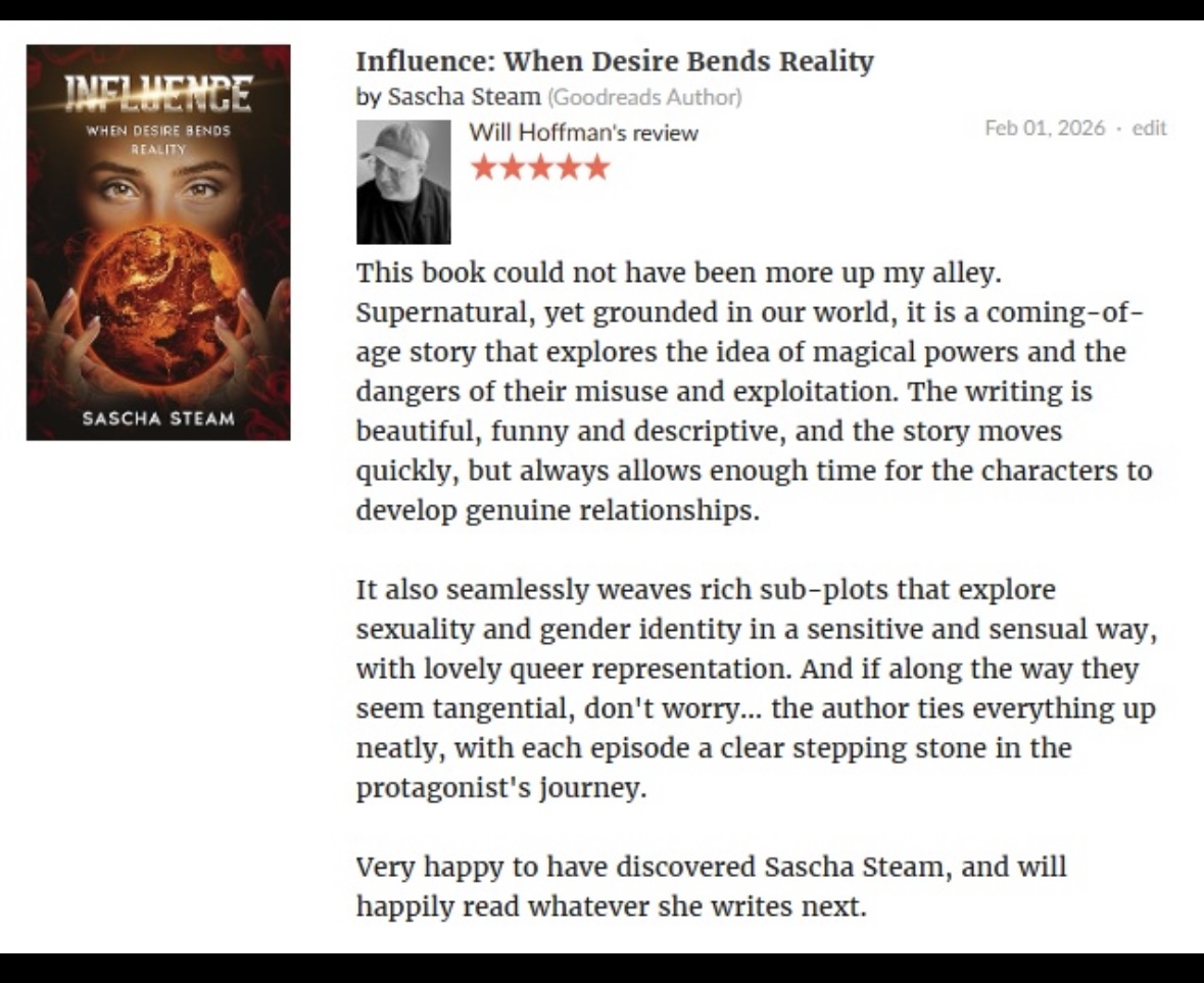 Review of Influence: When Desire Bends Reality by Will Hoffman
